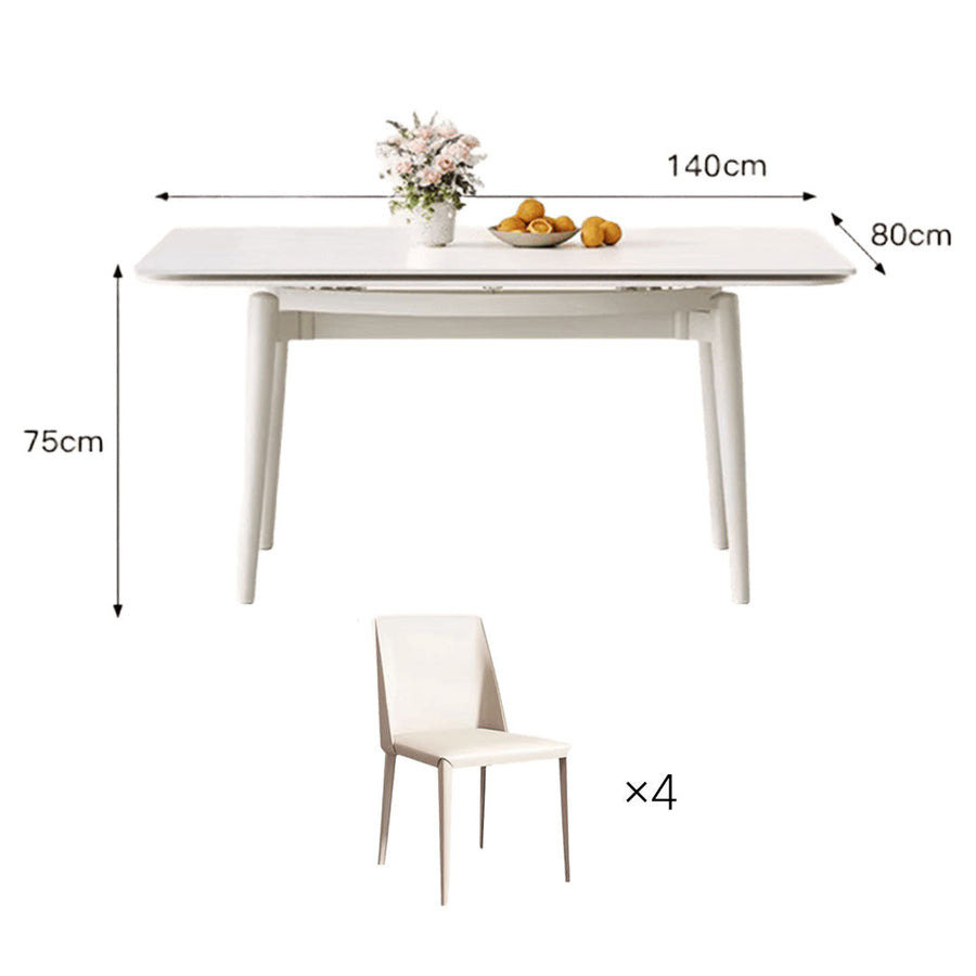 Expandable dining table