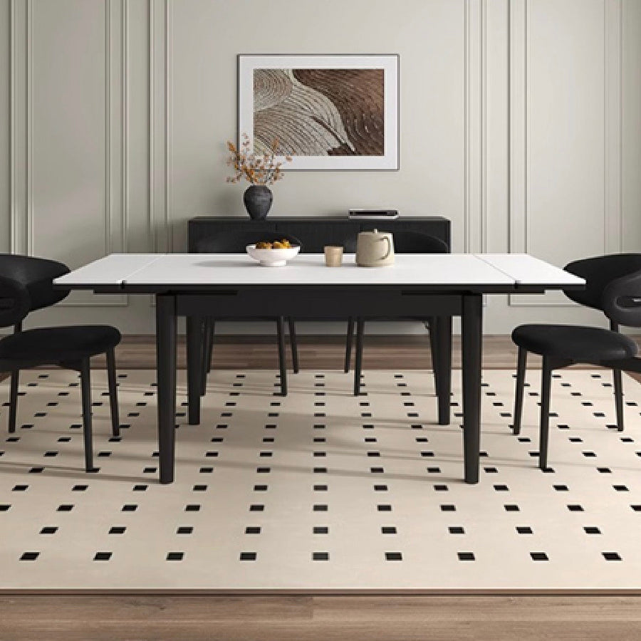 Extendable ceramic table