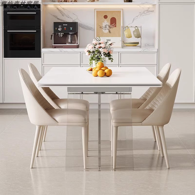Acrylic base ceramic table