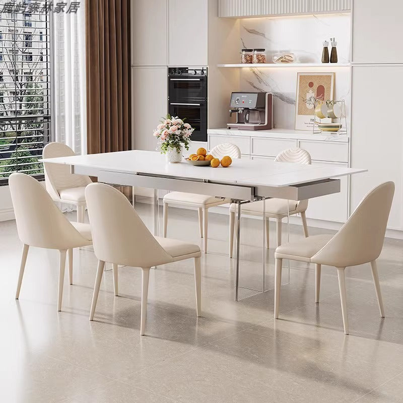 Acrylic base ceramic table