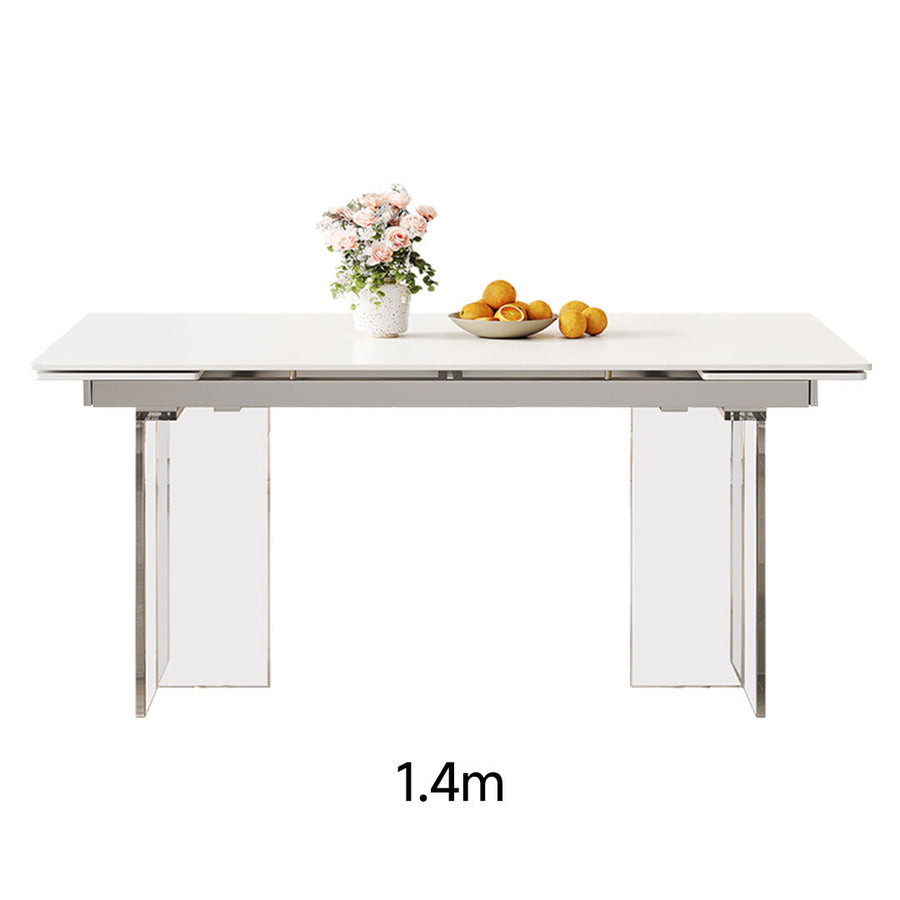 Acrylic base ceramic table