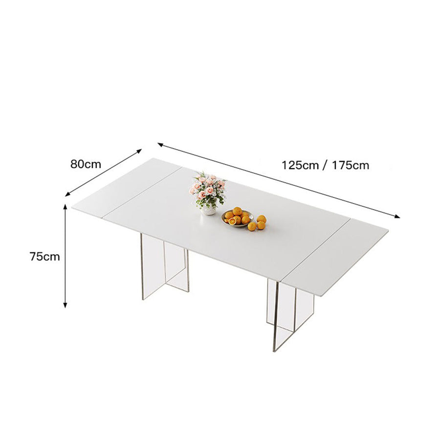 Acrylic base ceramic table