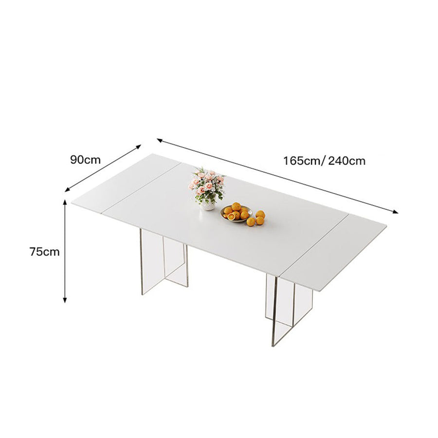 Acrylic base ceramic table