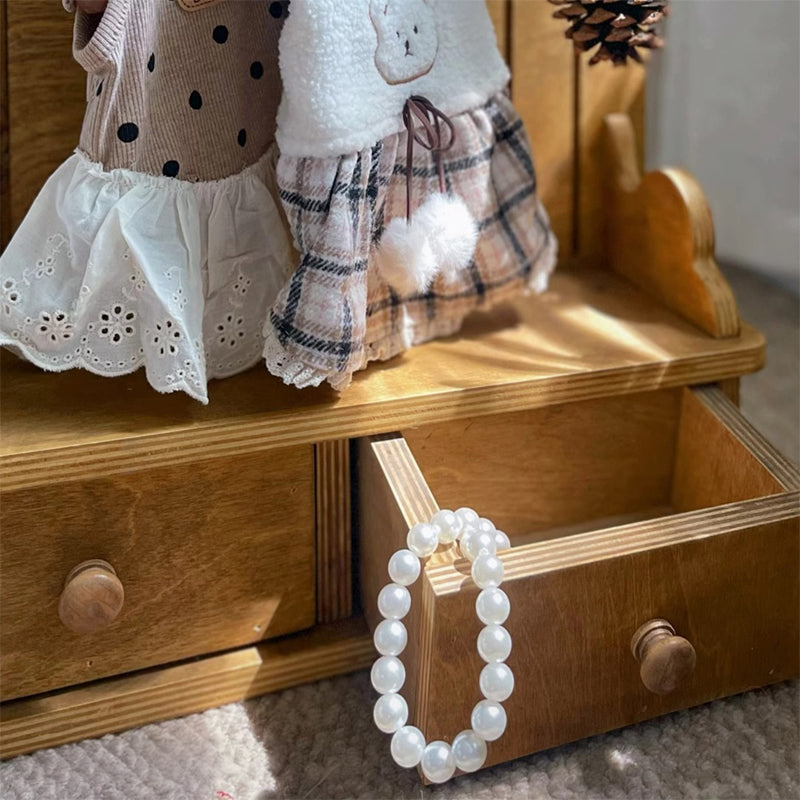 Wooden closet for pet clothes
