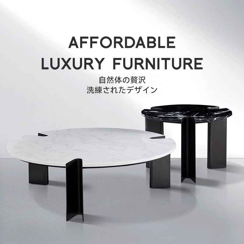 Monochrome design coffee table