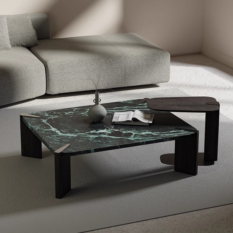 Marble-look center table