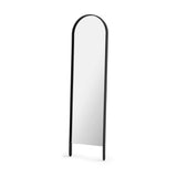 Woody Floor Mirror Black Stained Oak
