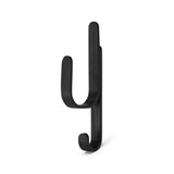 Woody Hook One Black Stained Oak