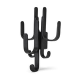 Woody Hook Three Black Stained Oak