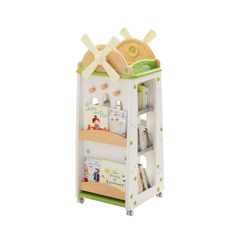 Children's rotating bookshelf