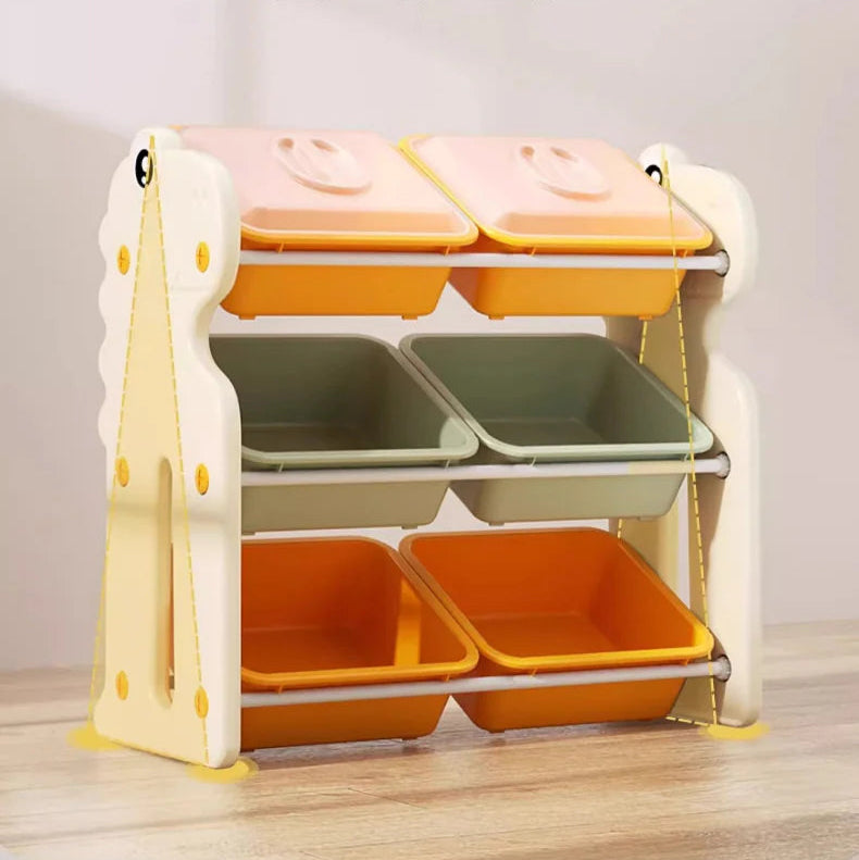 Children's toy storage rack