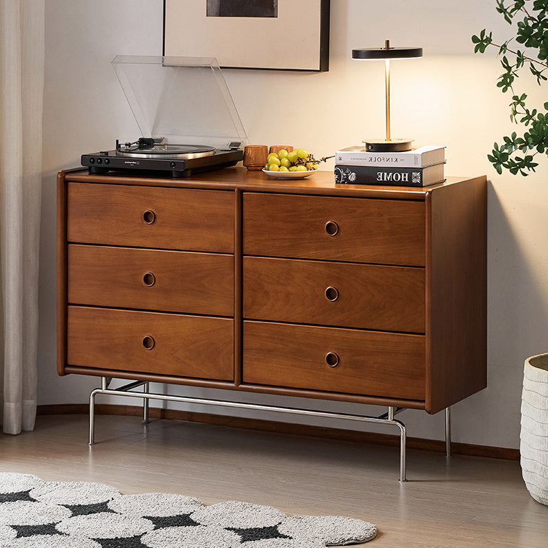 Boxwood retro design 6 compartment chest