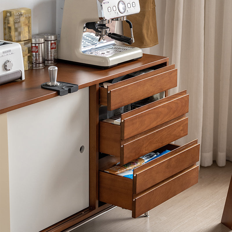 Two-tone boxwood sideboard