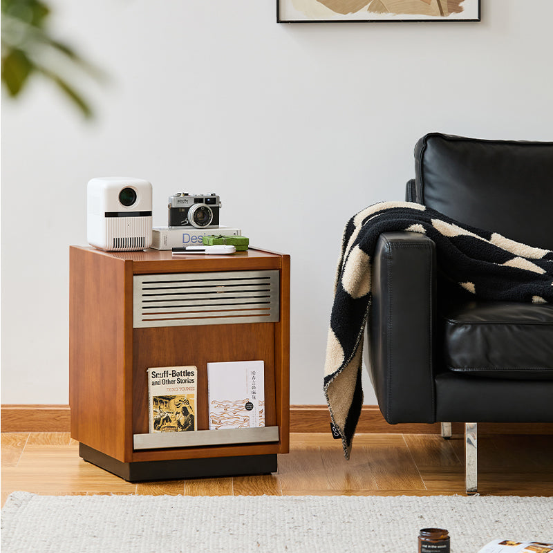 Boxwood Steel Mesh Bedside Cabinet