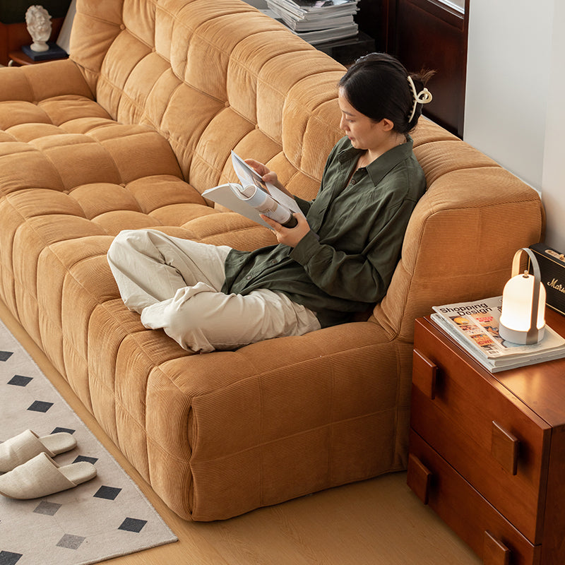 Block-shaped living room sofa