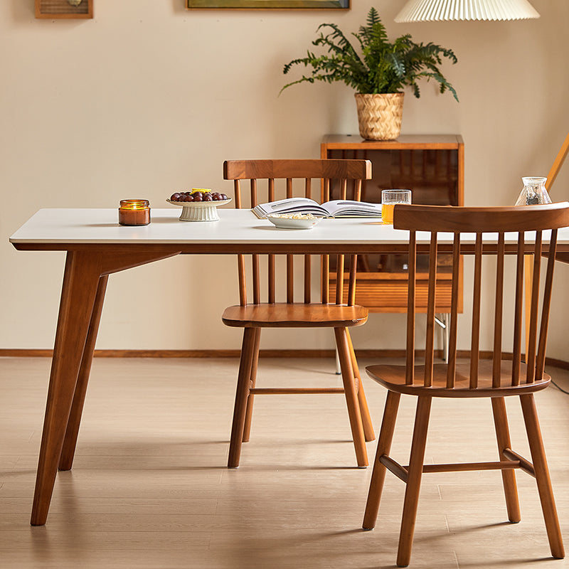 Boxwood high-end ceramic rounded corner dining table