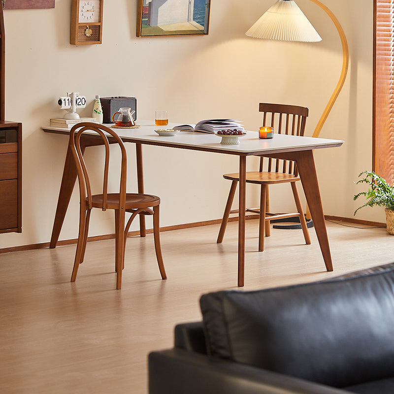 Boxwood high-end ceramic rounded corner dining table