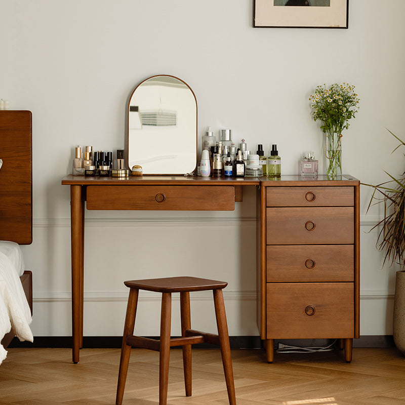 Boxwood Square Wood Stool