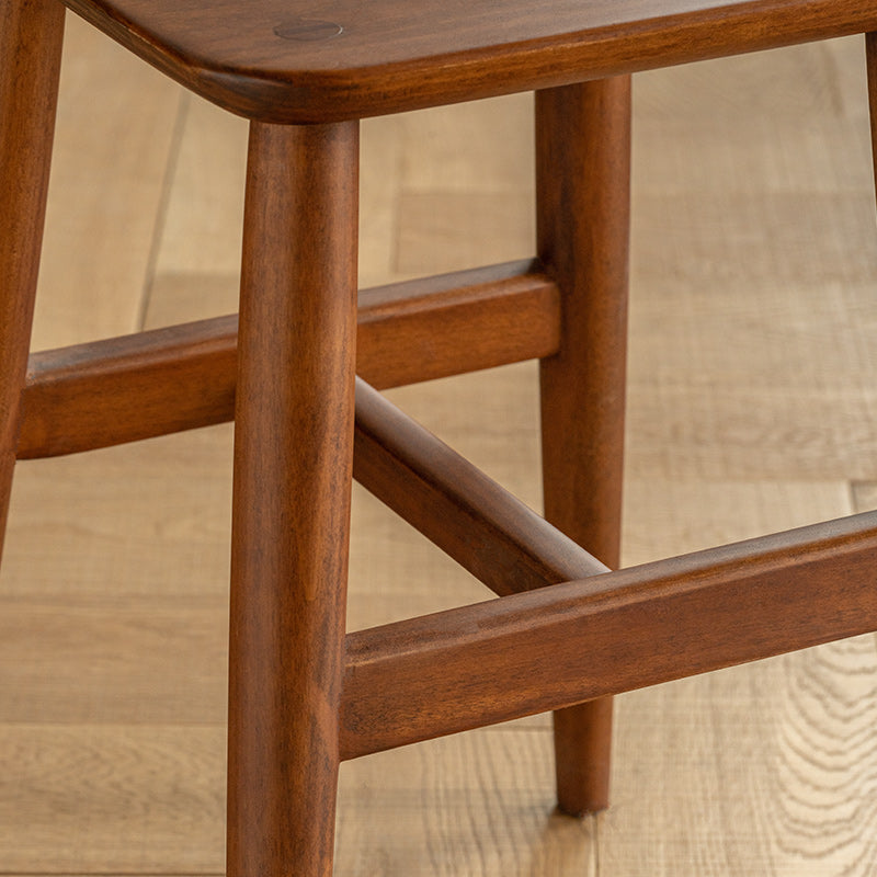 Boxwood Square Wood Stool