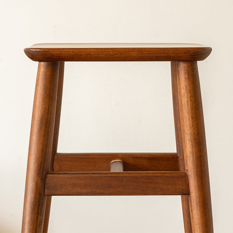 Boxwood Square Wood Stool