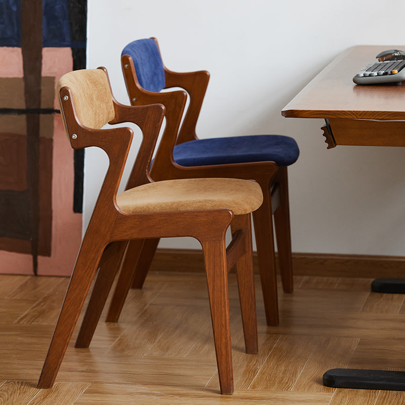 Boxwood retro style wooden dining chair