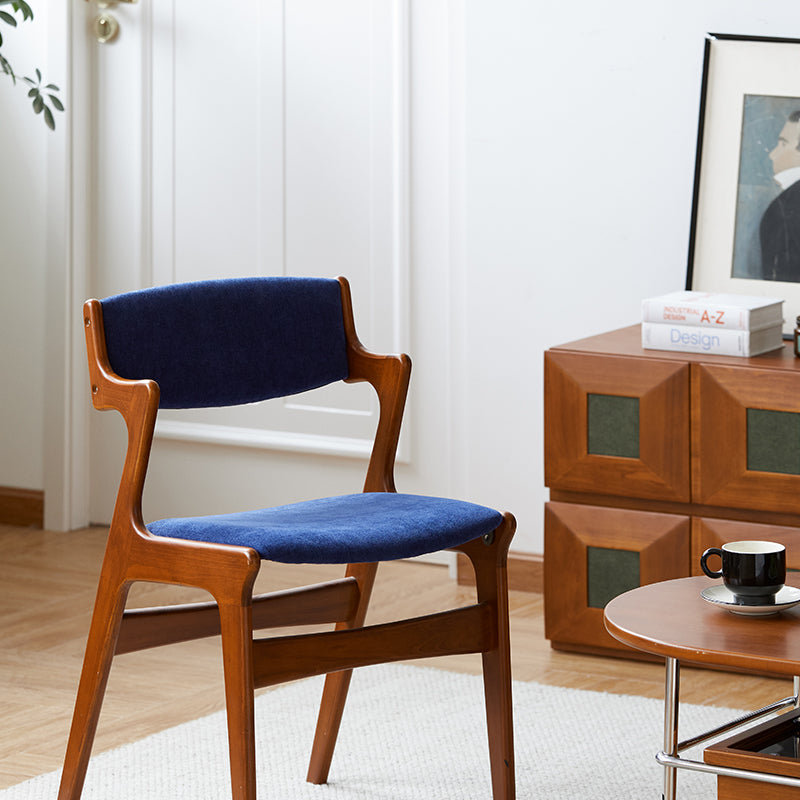Boxwood retro style wooden dining chair