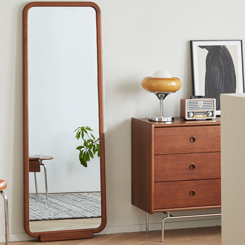 Boxwood Wooden Retro Stand Mirror