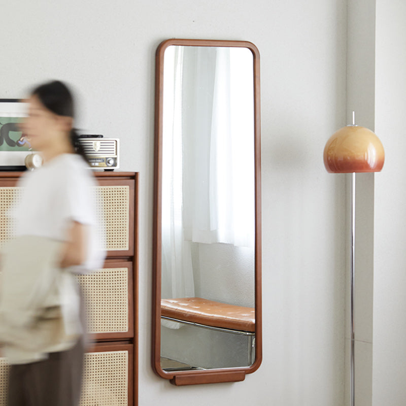 Boxwood Wooden Retro Stand Mirror