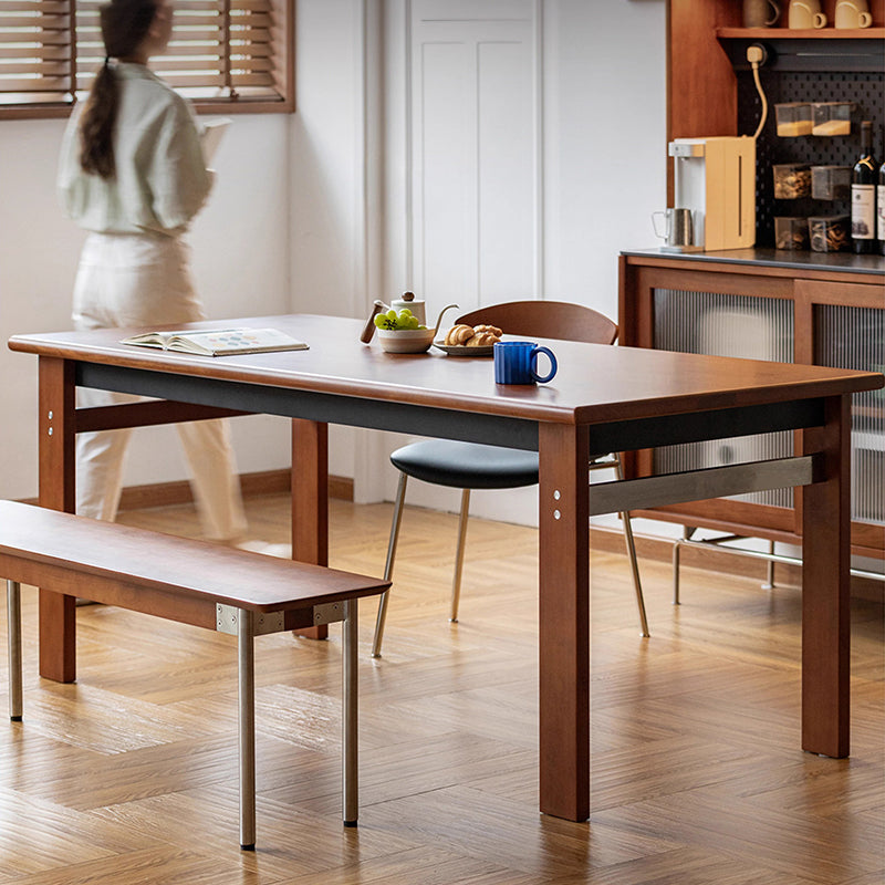 Boxwood simple wooden dining table