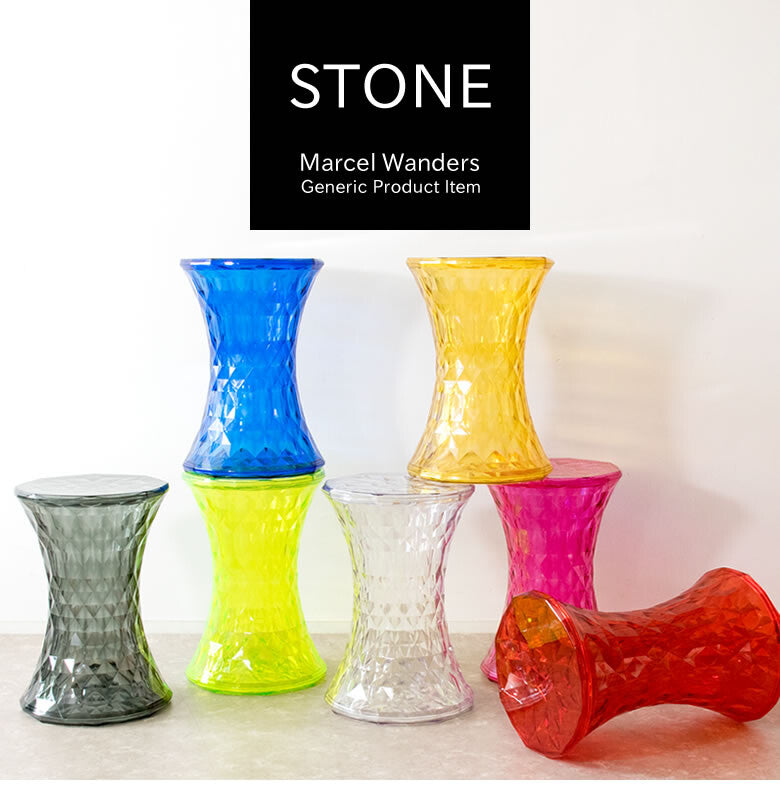 Colorful Stone Stool