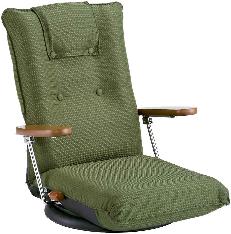 Japanese pump armrest swivel chair