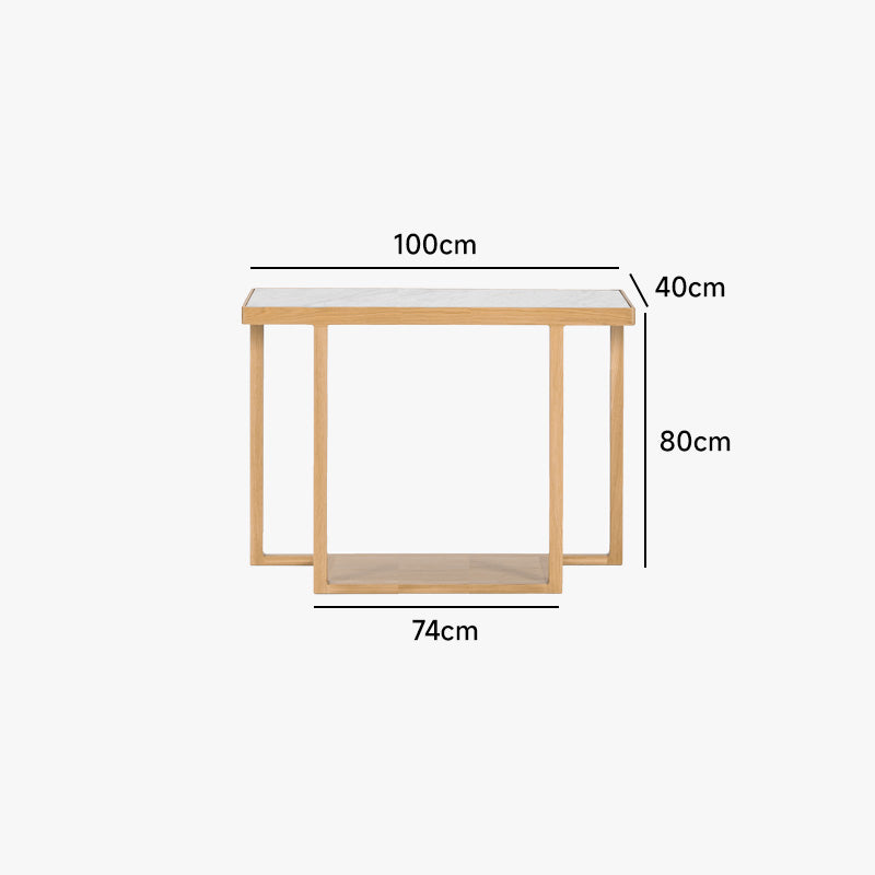 Marble top display table