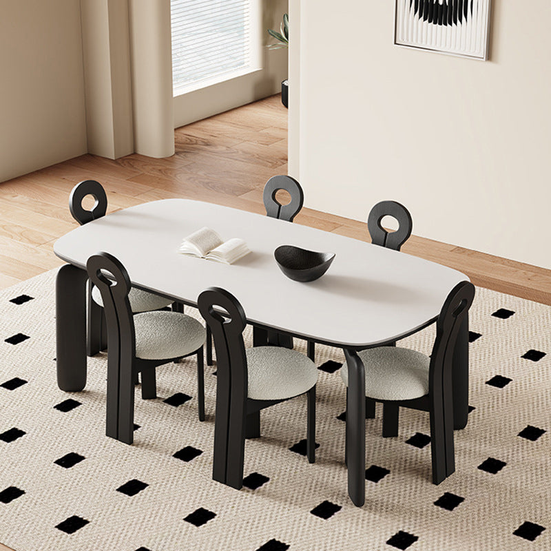 Classic wooden dining table