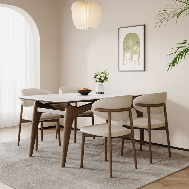 Scandinavian style ceramic dining table