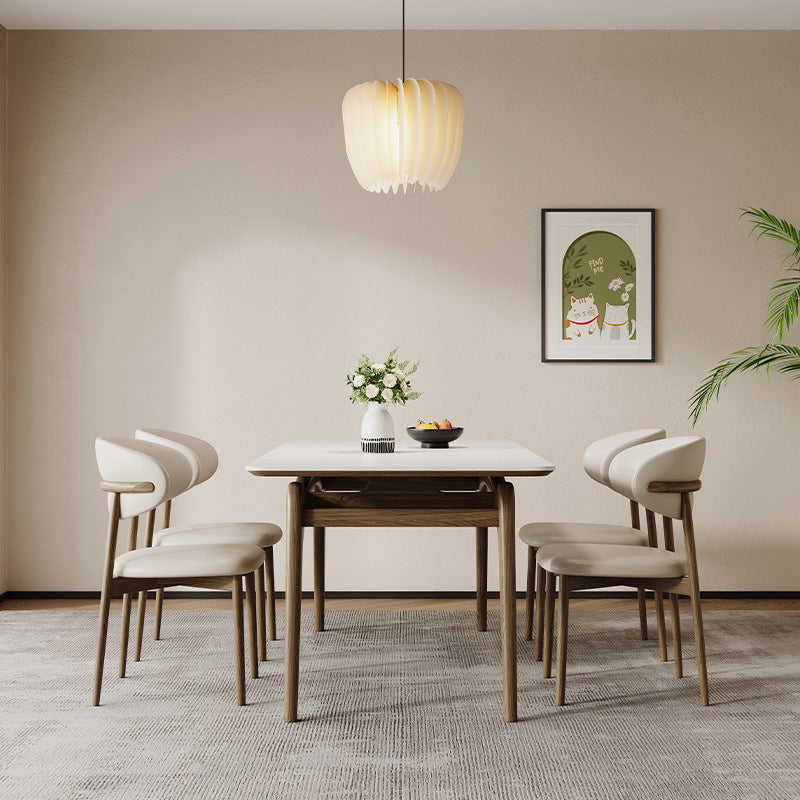 Scandinavian style ceramic dining table