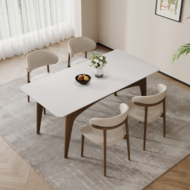 Scandinavian style ceramic dining table