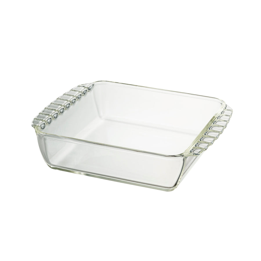 Heat-resistant glass square dish 1300