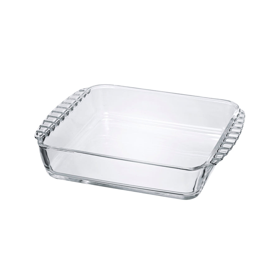 Heat-resistant glass square plate 2000