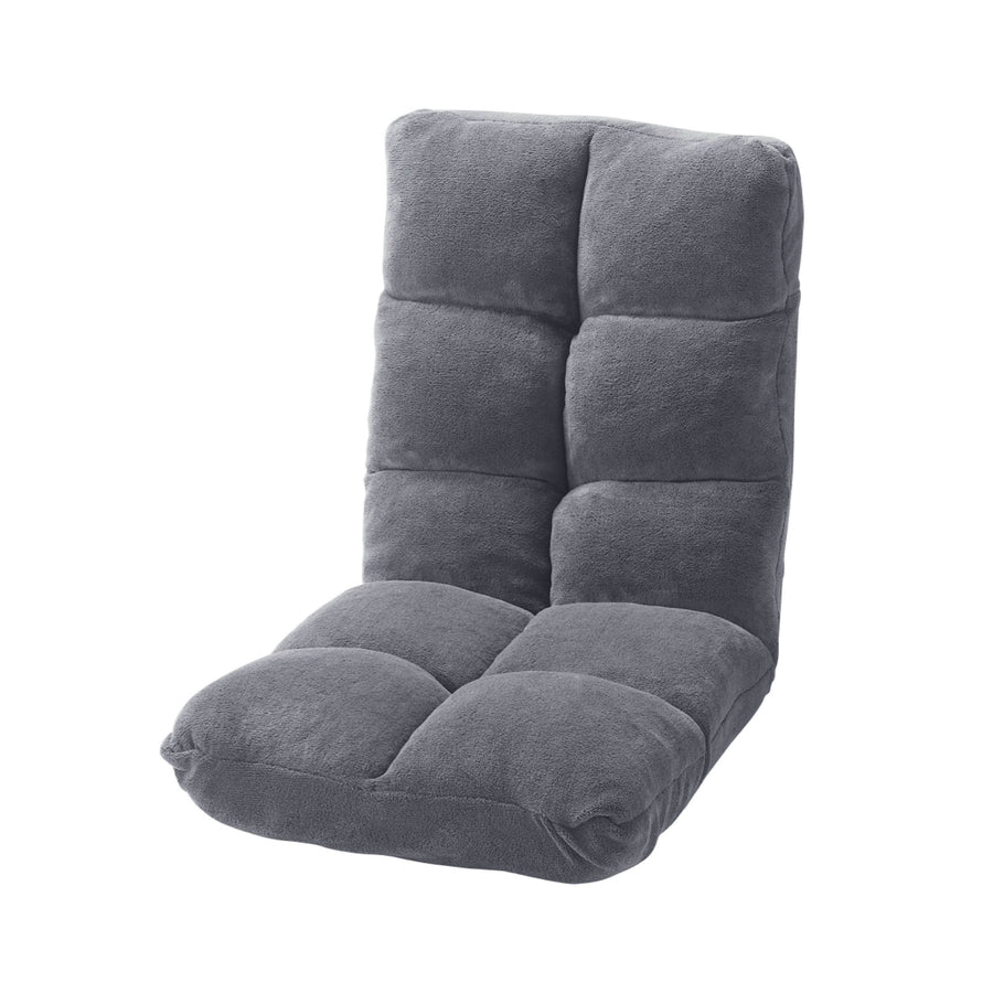 Fluffy Recliner Gray