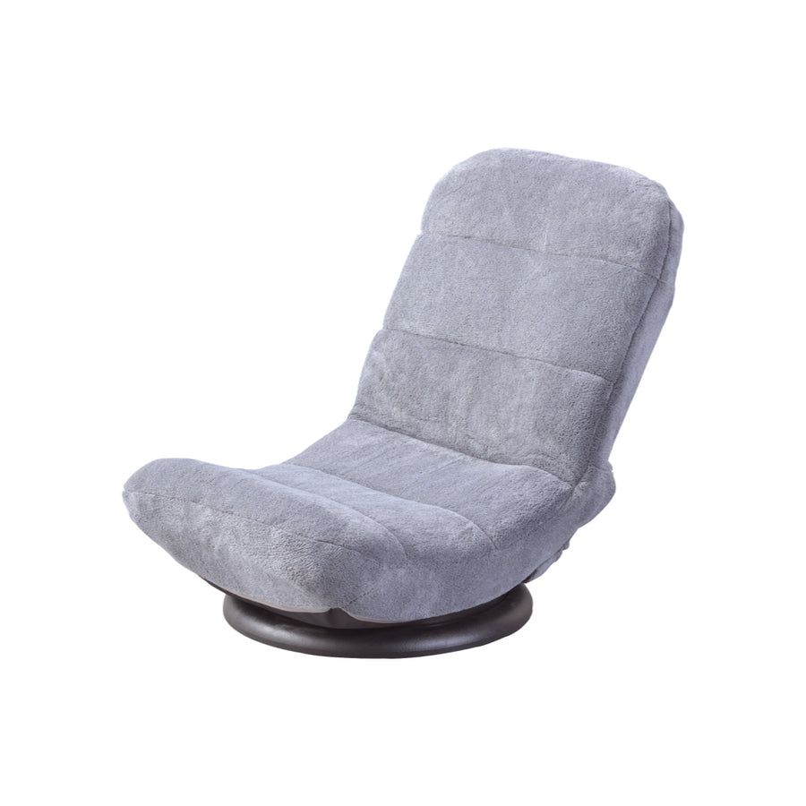 コンパクト回転チェア グレー