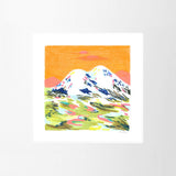 Nina Dissing Orange Mountain 50×50cm