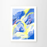 Nina Dissing Blue Strokes A4