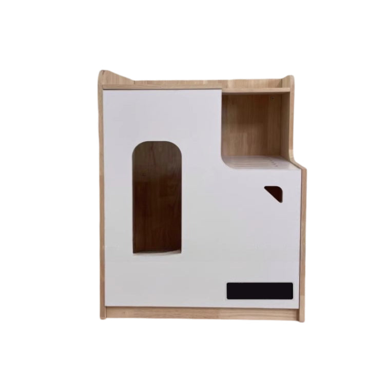 High type wooden cat toilet