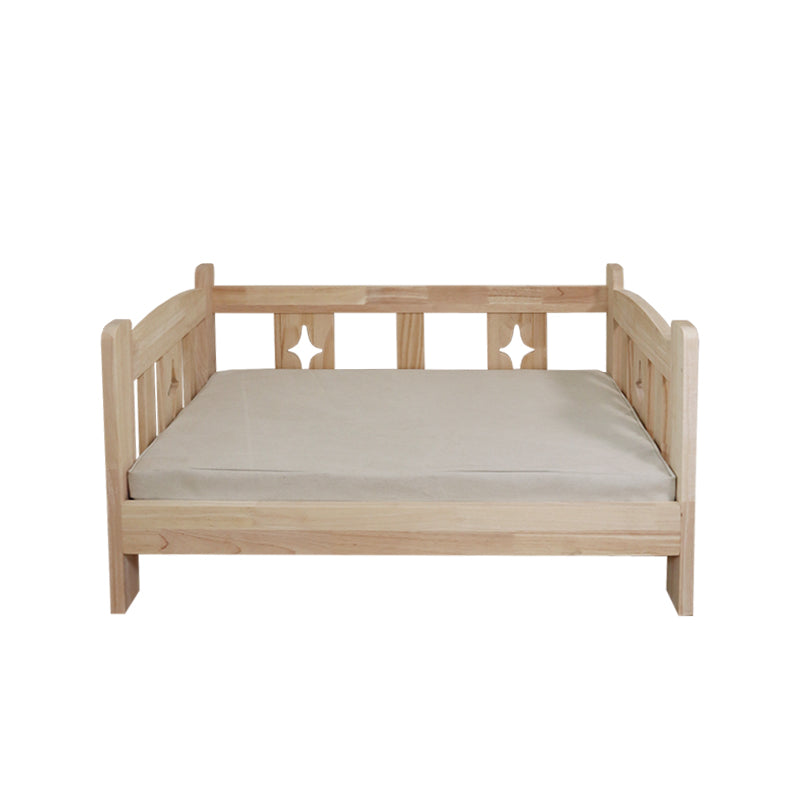 Star design wooden pet bed