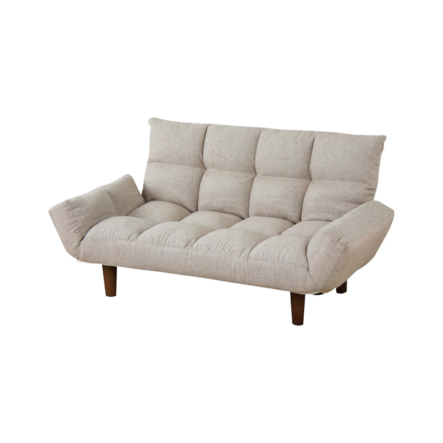 マイナ 折りたたみカウチソファ ベージュ