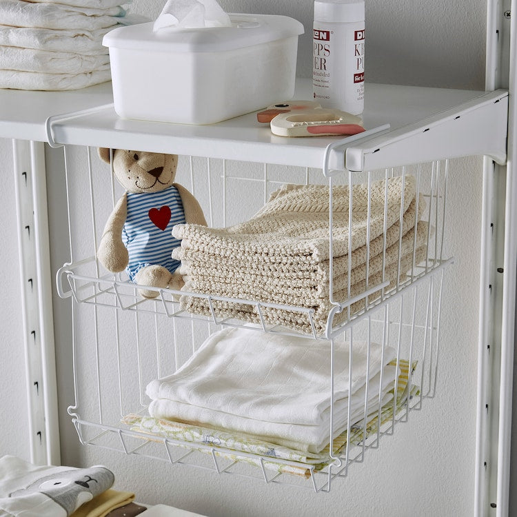 IKEA(イケア) OBSERVATÖR basket with clip ミルム