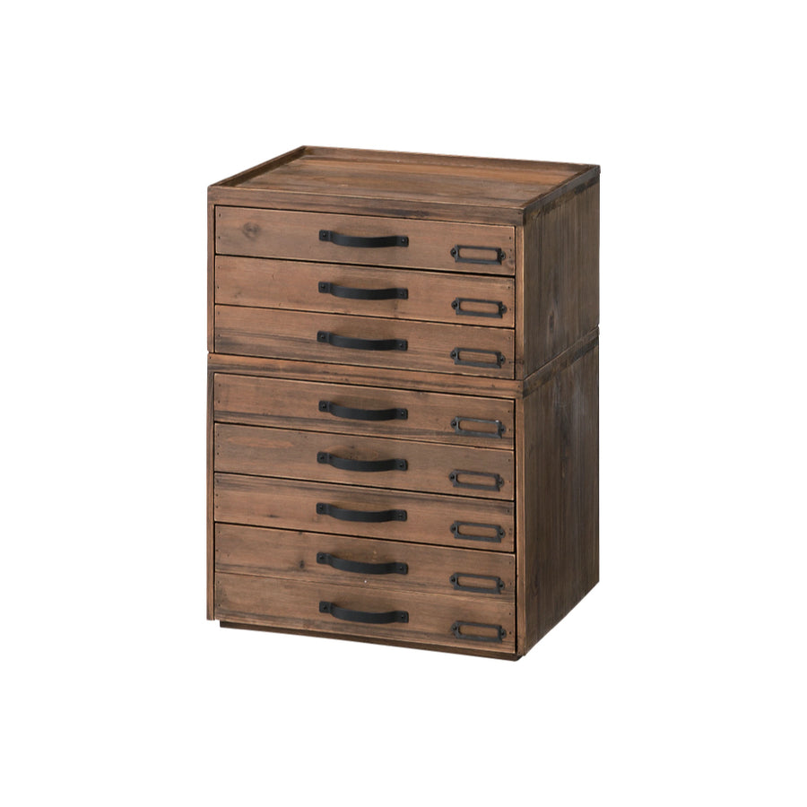 ドキュメントチェスト 5D ブラウン