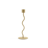 Curved Candleholder 23cm Peanut