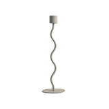 Curved Candleholder 26cm Sand