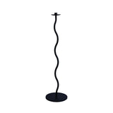 Curved Candleholder Floor 85cm Black